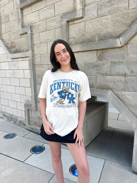 University of Kentucky Go Big Blue Cat Vintage T-Shirt