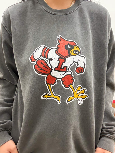 Louisville Cardinal Standing Bird Crewneck