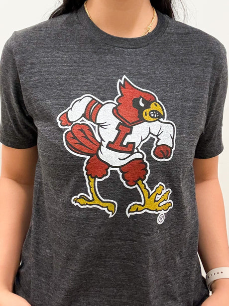 Louisville Cardinal Standing Bird T-Shirt