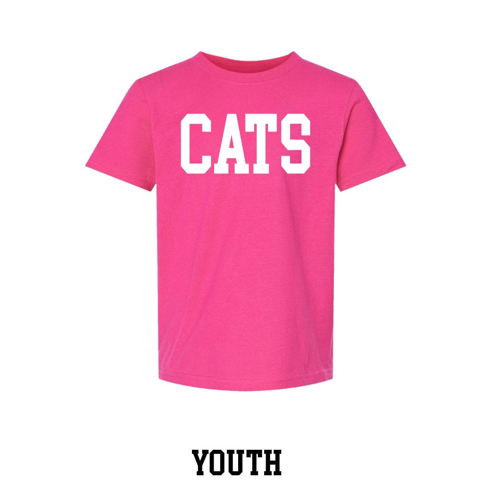 Pink Cats Youth Tee