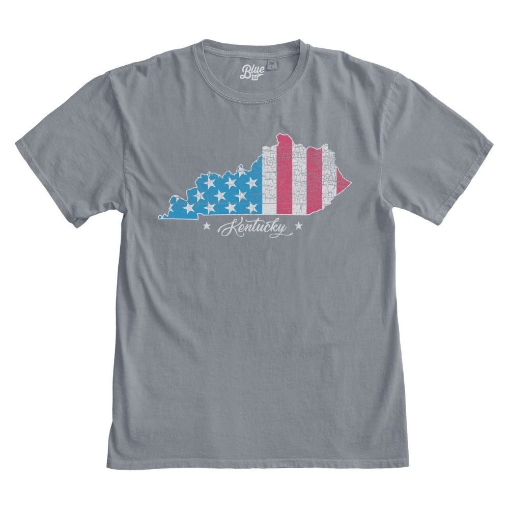 Kentucky State Flag Script TShirt Kentucky Branded
