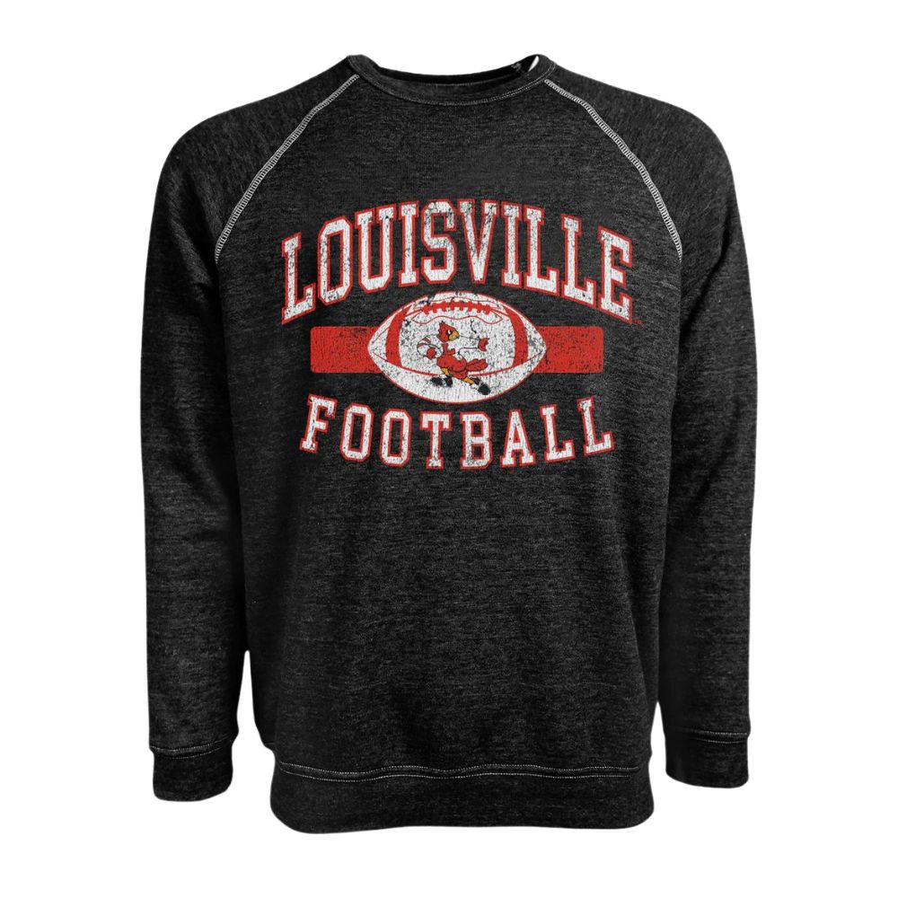 Louisville Cardinal Football Raglan