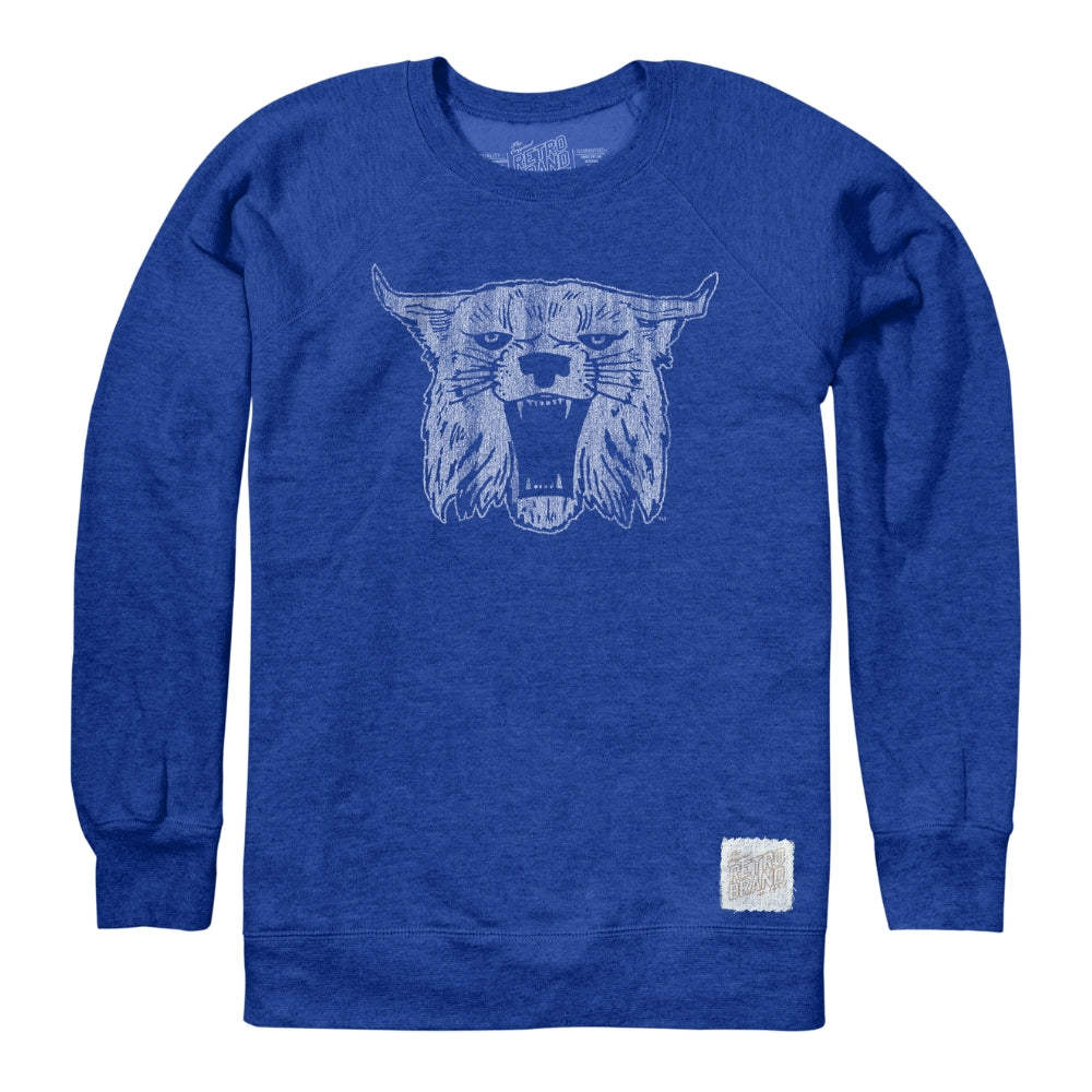 Retro Distressed Wildcat Crewneck