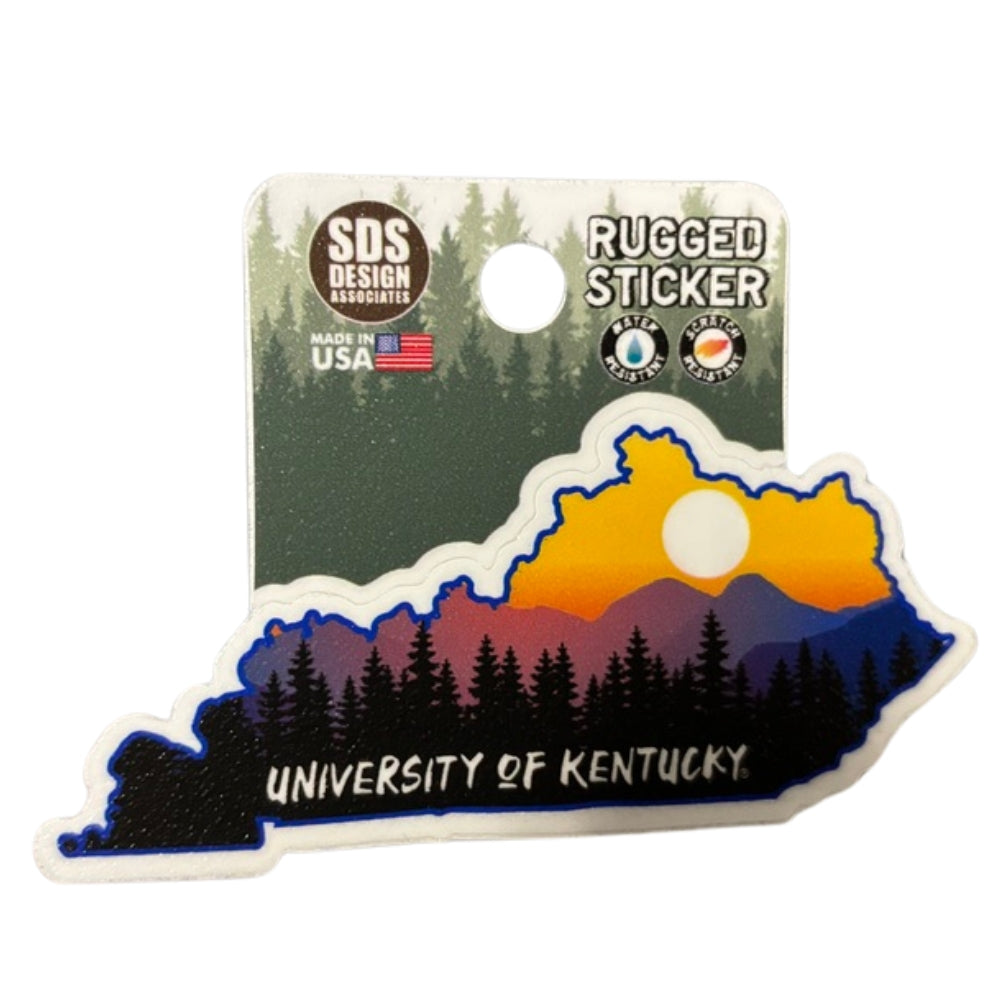 3" University of Kentucky Sunset State Sticker