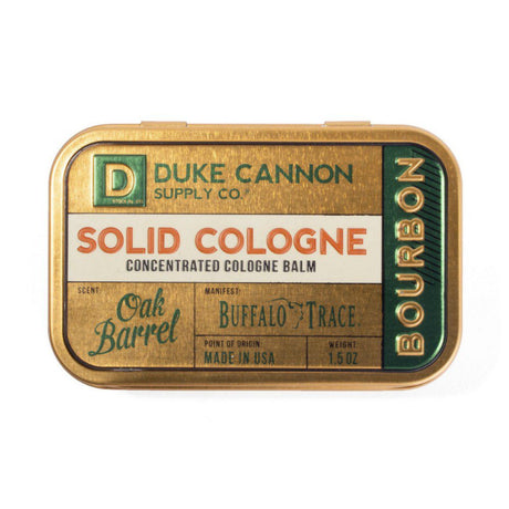 Bourbon Barrel Solid Cologne