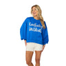 Kentucky Wildcats Rhinestone Balloon Sleeve Pullover