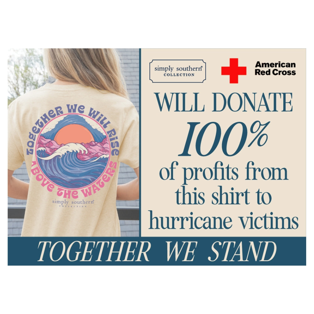 PRESALE - Simply Southern "Together We Will Rise" Relief T-Shirt