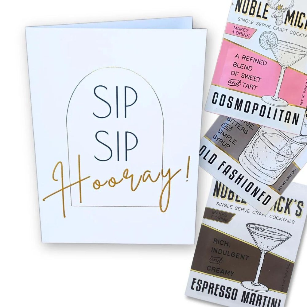 Sip Sip Hooray Card Options