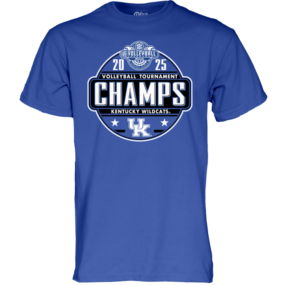 2025 Kentucky Wildcats SEC Volleyball Tournament Champions T-Shirt
