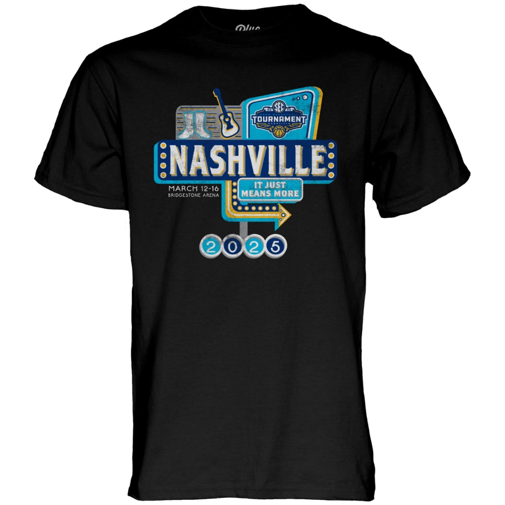 2025 SEC Tournament Nashville T-Shirt – Kentucky Branded