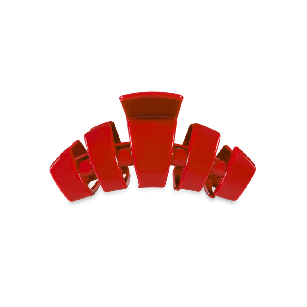 Red Large Hair Claw Clip