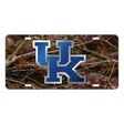 UK Realtree Camo License Plate