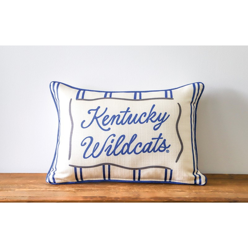 Kentucky Wildcats Collegiate Stripe Pillow
