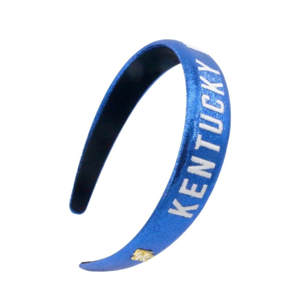 Kentucky Wildcats Blue Thin Embroidered Headband