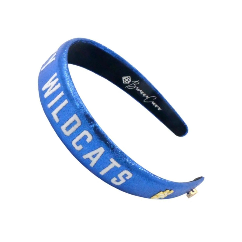 Kentucky Wildcats Blue Thin Embroidered Headband