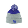 UK Interlock Knit Cuff Pom Beanie