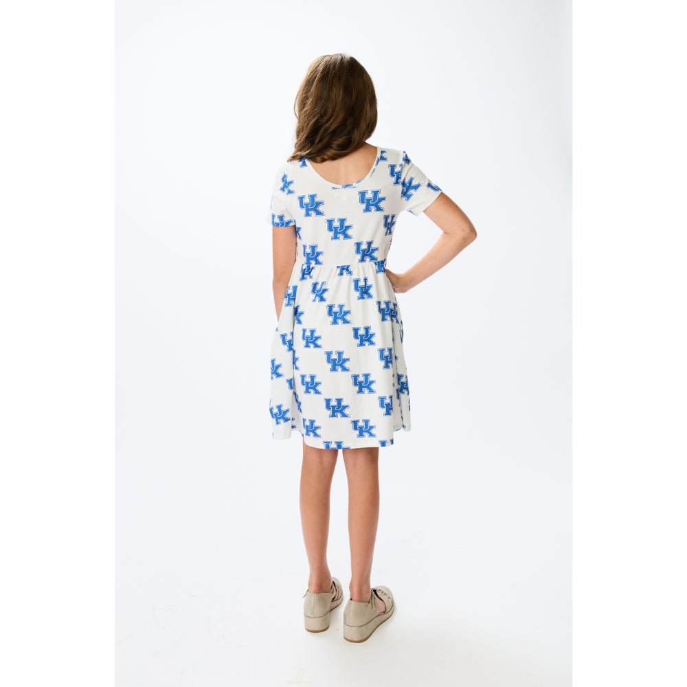 UK Interlock Girls Pocket Dress