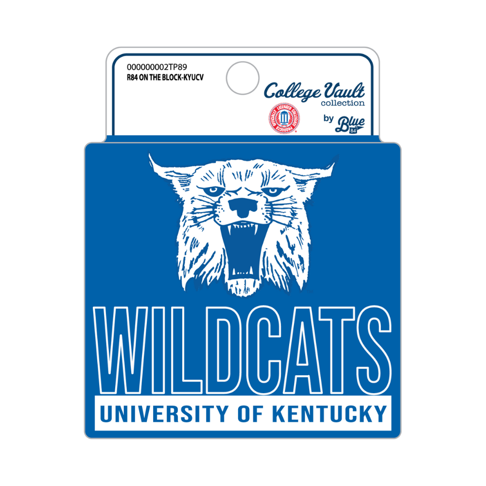 University of Kentucky Wildcats Vault Mascot Sticker