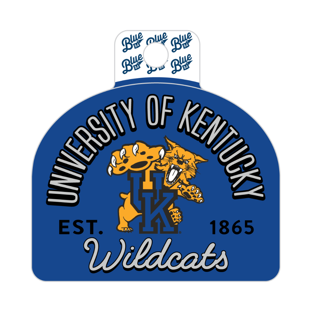 University of Kentucky Wildcats 1865 Mascot Sticker