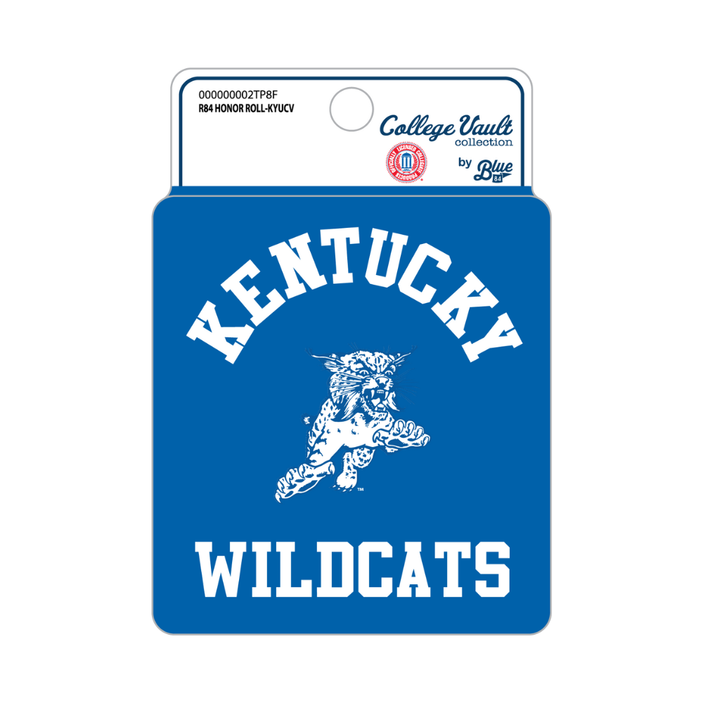 Kentucky Wildcats Vault Honor Roll Sticker