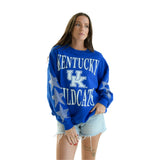 Kentucky Wildcats Star Sleeve Oversized Crewneck