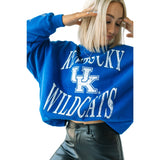 Kentucky Wildcats Star Sleeve Oversized Crewneck