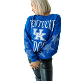 Kentucky Wildcats Star Sleeve Oversized Crewneck