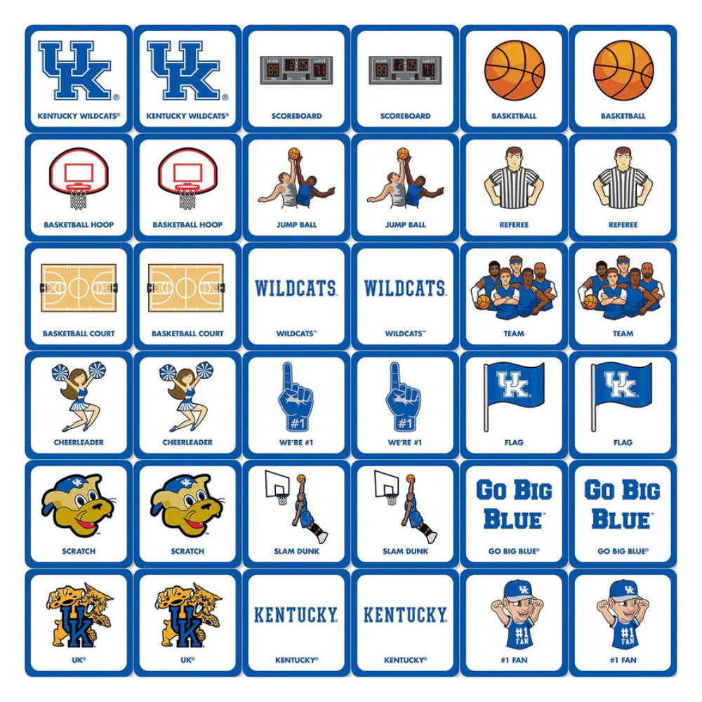 Kentucky Wildcats Matching Game