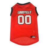 Louisville Cardinals Mesh Pet Basketball Jersey