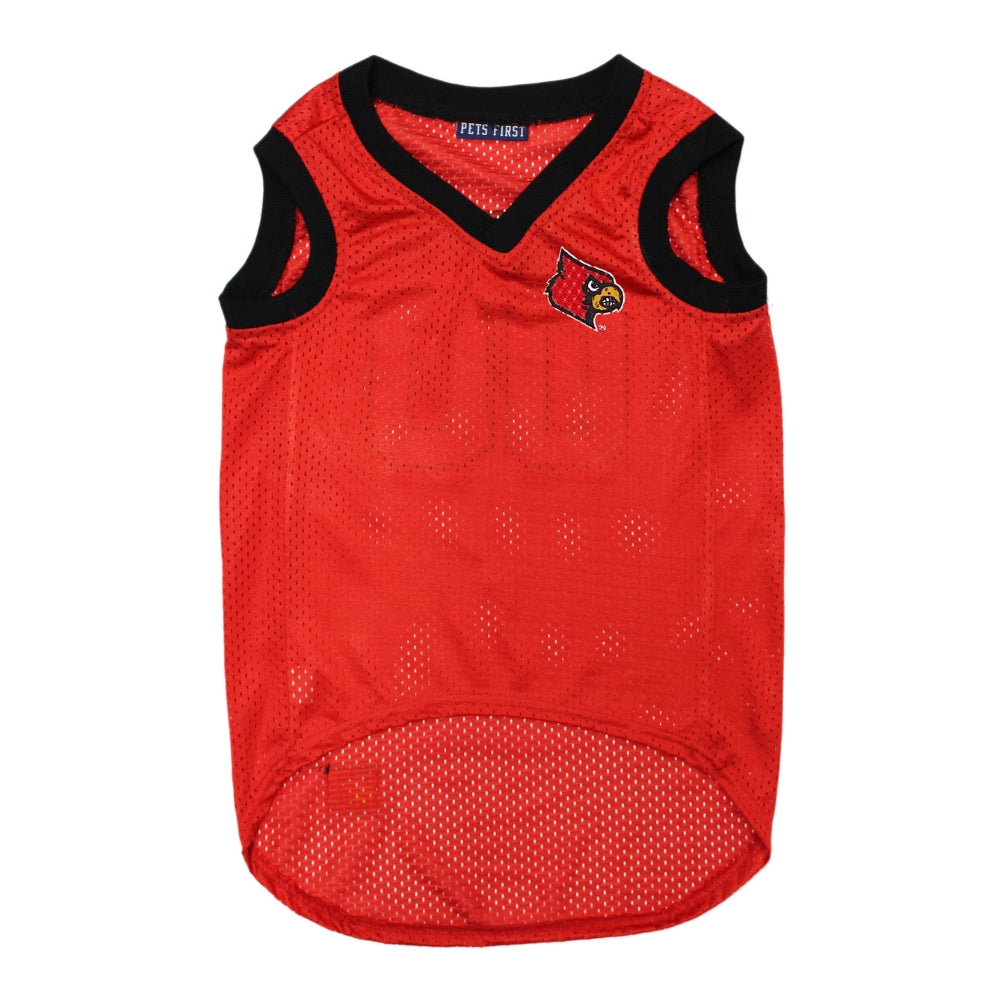 Louisville Cardinals Mesh Pet Basketball Jersey