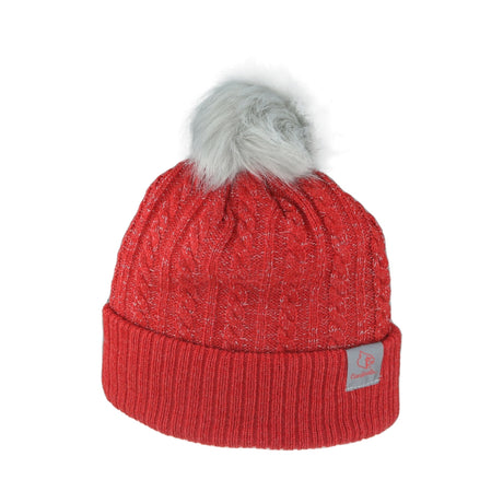 Louisville Cardinals Cable Knit Cuff Pom Beanie