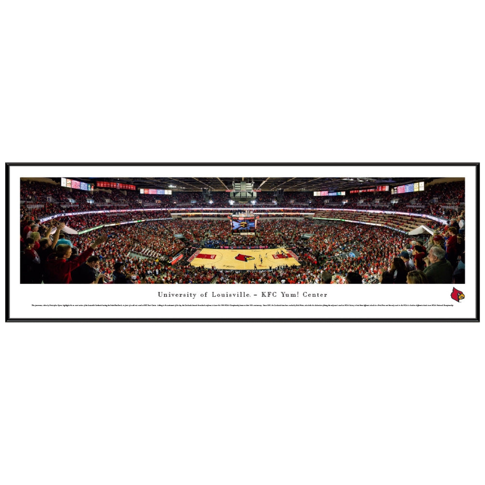 Louisville Cardinals Basketball - KFC Yum! Center Panorama Print