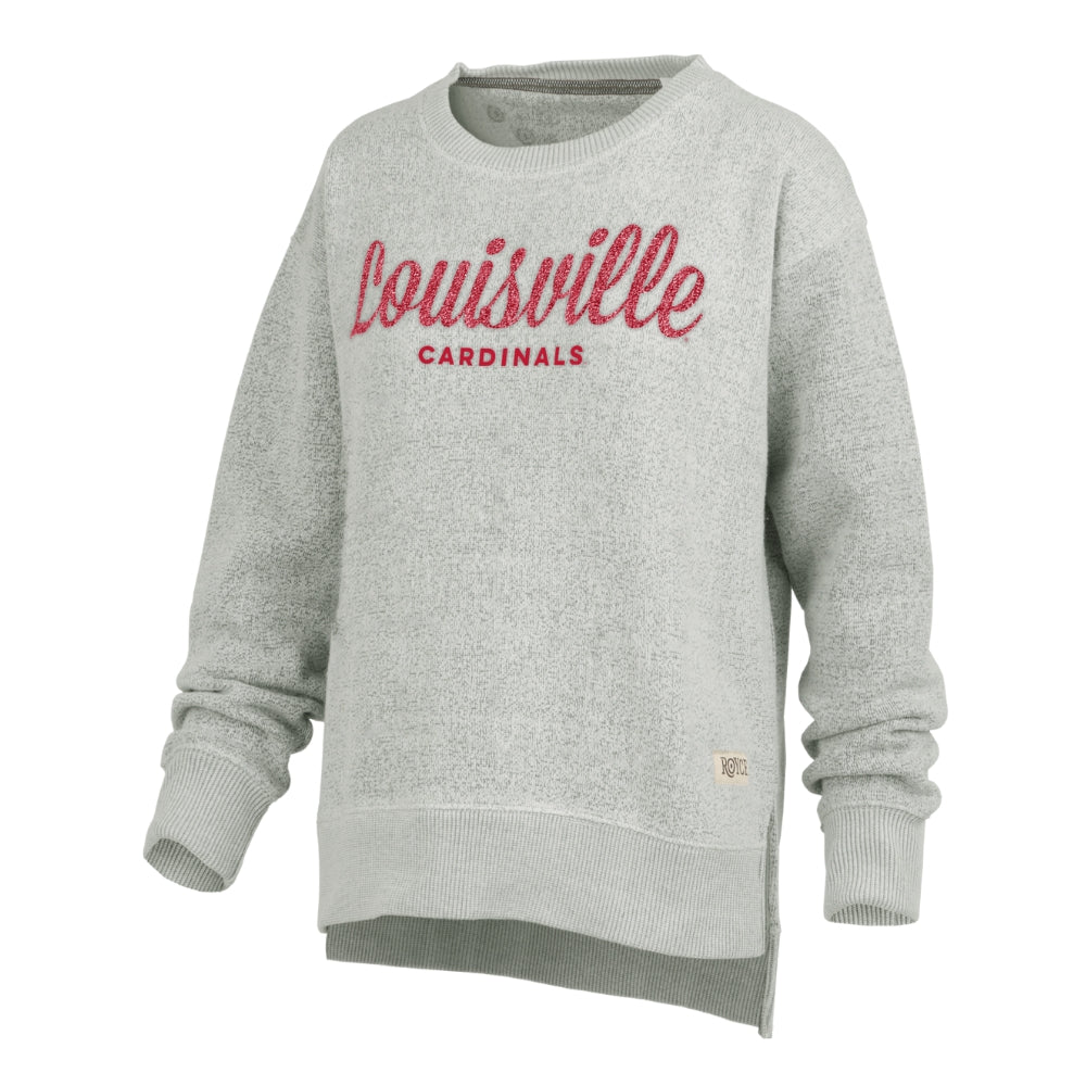 Louisville Cardinals Oversized Fleece Crewneck