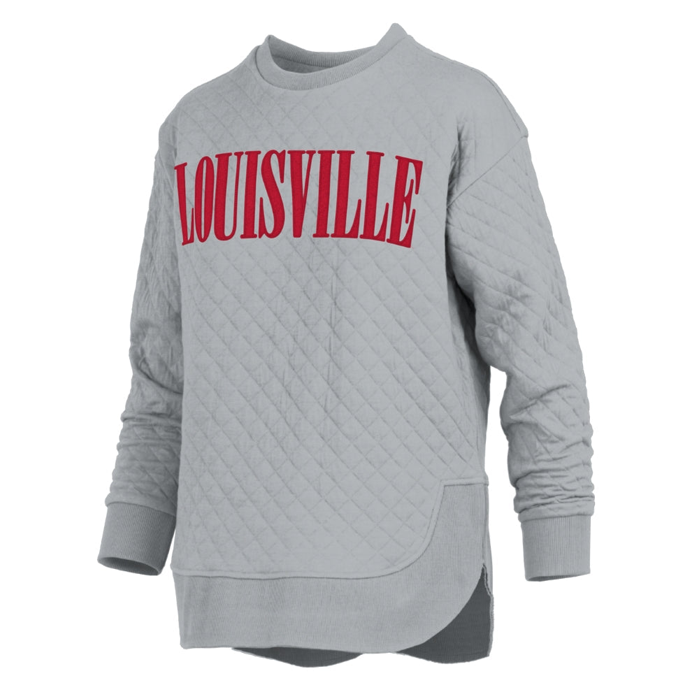 Louisville Pasadena Quilted Crewneck