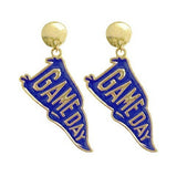 Royal Gameday Pennant Earrings