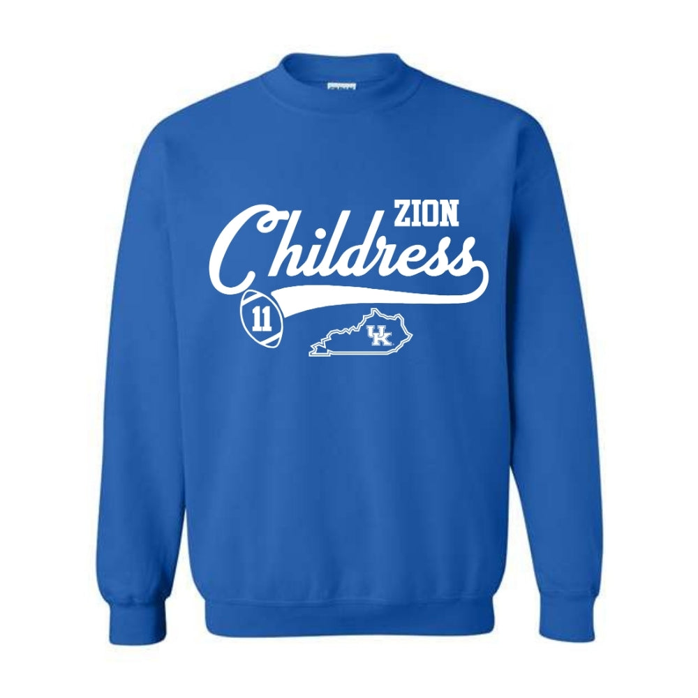 Zion Childress Flair Script Crewneck