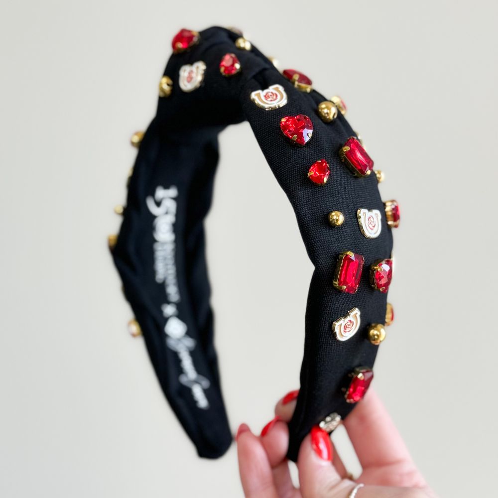 150th Derby Black Headband