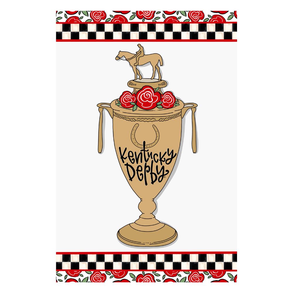 Kentucky Derby Trophy Flag