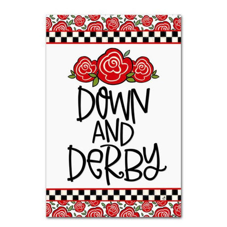 KY Down and Derby Garden Flag