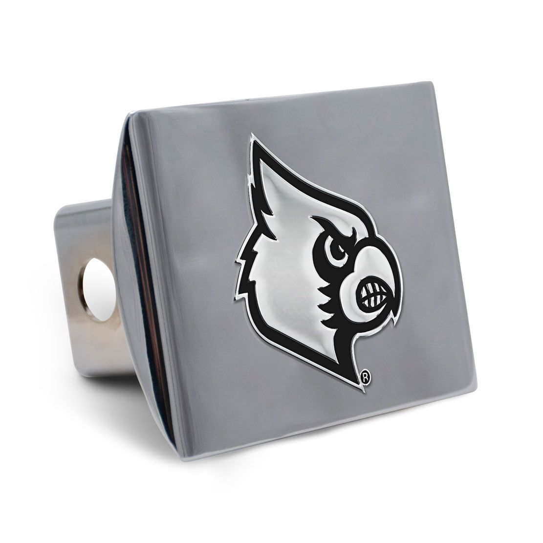 Louisville Cardinals Metal Hitch Cover