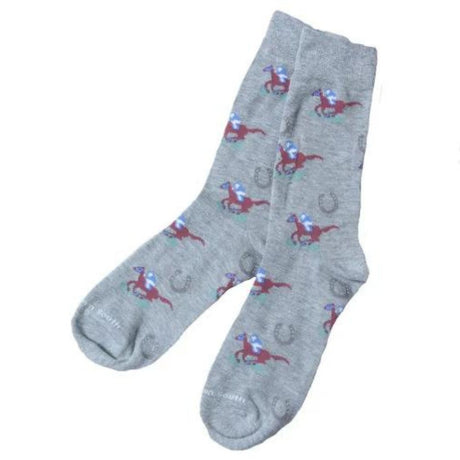 Grey Racing Socks