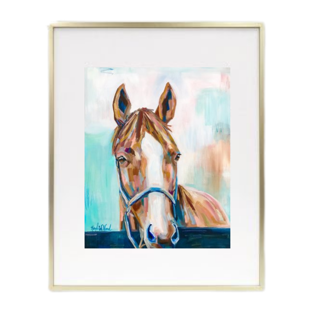 "Jim" Horse Portrait 11" x 14" Print