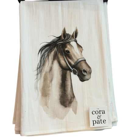 Kentucky Horse Sketch Towel