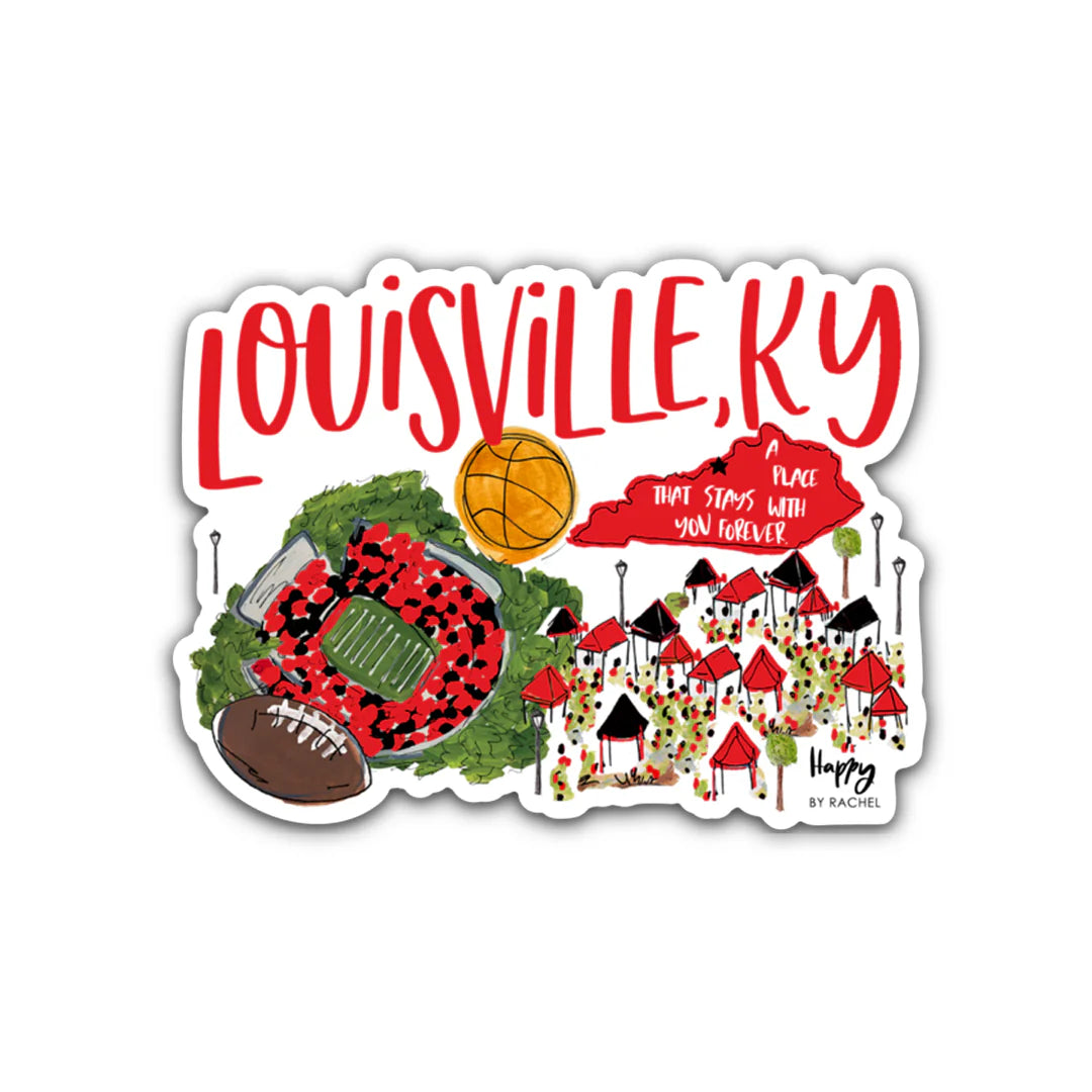 Louisville, KY Gameday Sticker