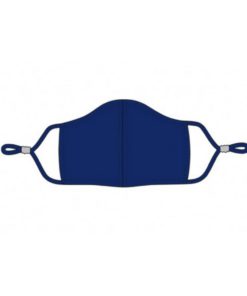 Kids Solid Navy Face Mask