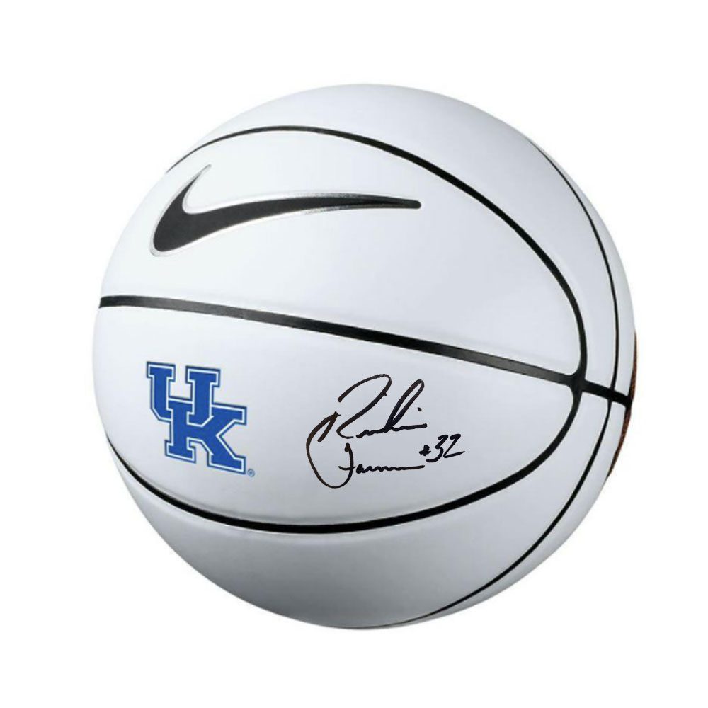 Commissie Trekken Barry Richie Farmer Signed Nike Ball - Kentucky Branded