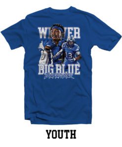 Weaver Stacked Royal Youth Tee