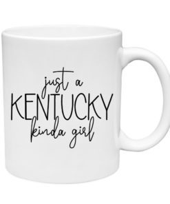 Kentucky Script Initial Mug
