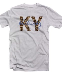 S/S KY Initial Leopard Tee