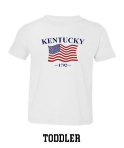 KY Youth American Flag Tee